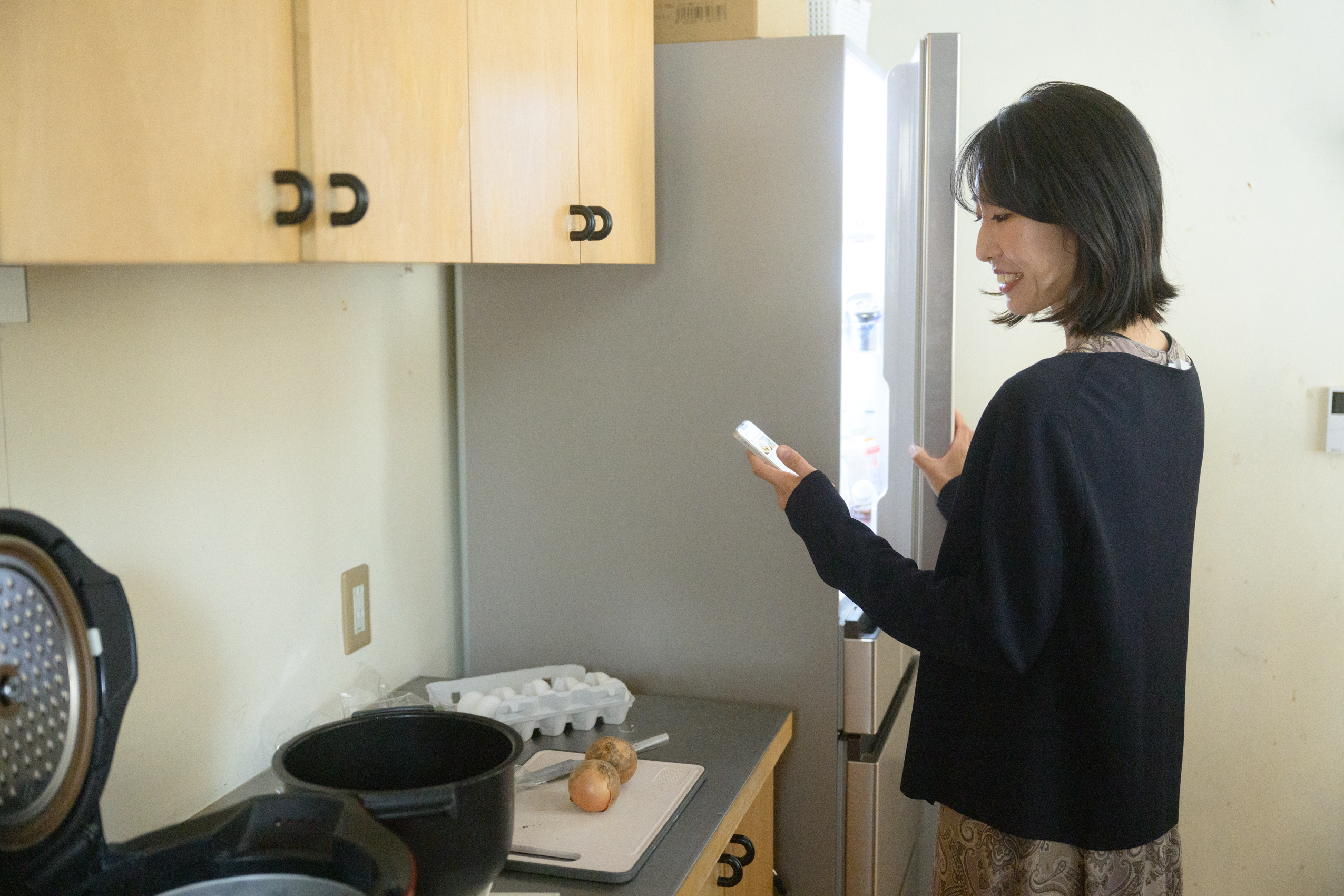 キッチンでAIを活用する宮崎真理